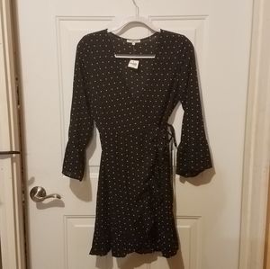 Charlotte Russe small polka dot wrap dress